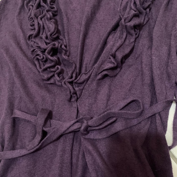Merona Purple Cardigan - Picture 3 of 3